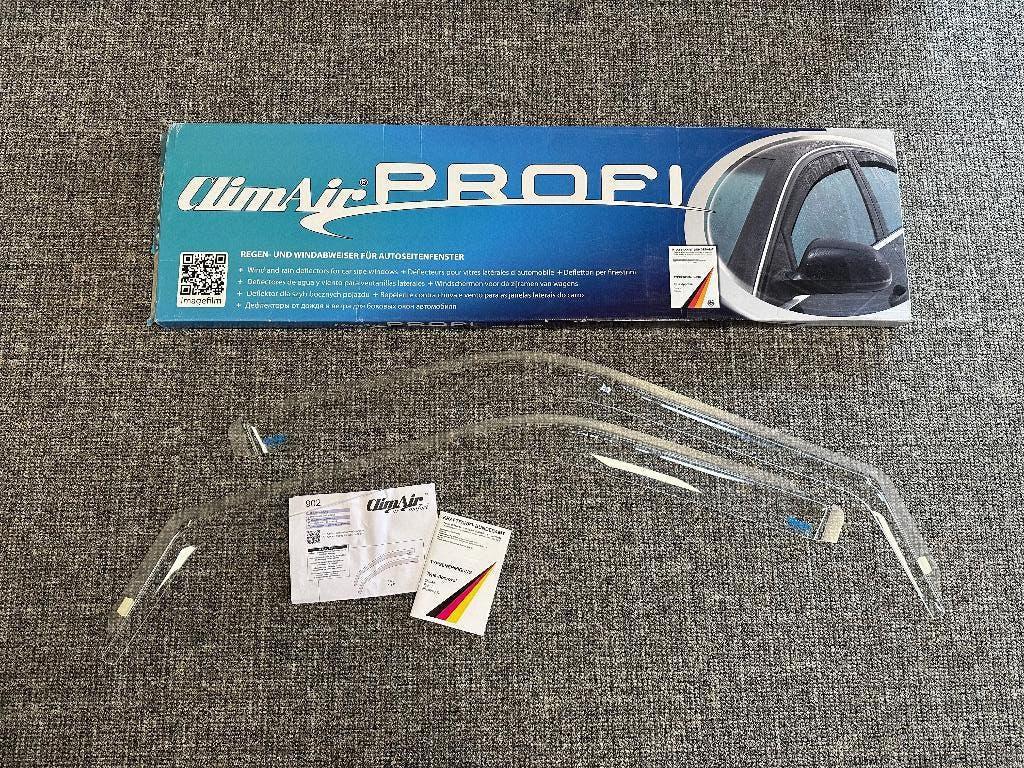 Climair zijwindschermen helder - Fiat Doblo / Opel Combo, Auto diversen, Tuning en Styling, Ophalen of Verzenden