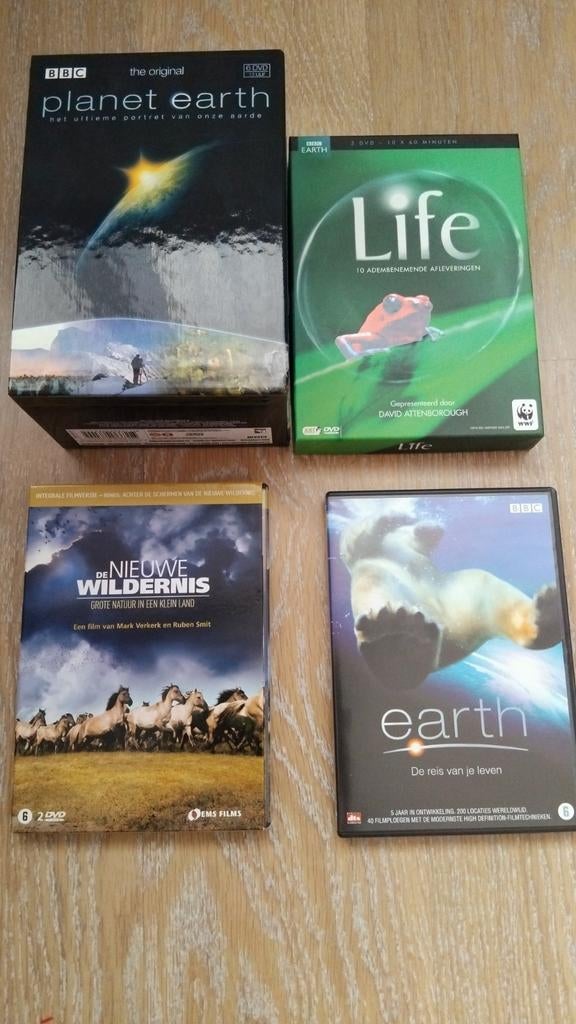 Natuur Documentaires DVD Boxsets - Planet Earth, Life, Wilde, Gebruikt, Alle leeftijden, Boxset, Natuur