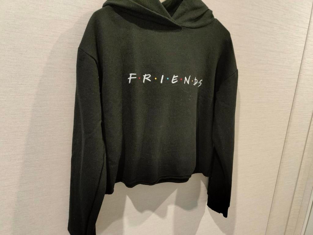 Superleuke korte hoodie zwart Frends Mt 146, Ophalen of Verzenden, Zo goed als nieuw, Meisje, Trui of Vest