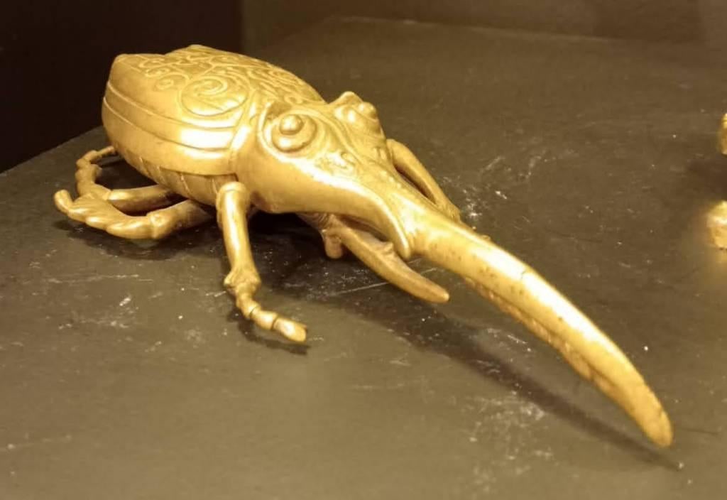 Koperen kever., Antiek en Kunst, Antiek | Koper en Brons, Ophalen of Verzenden, Koper