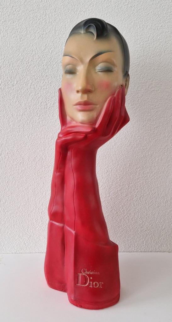 Vintage Christian Dior rode mannequin reclame display, 1960, Ophalen of Verzenden