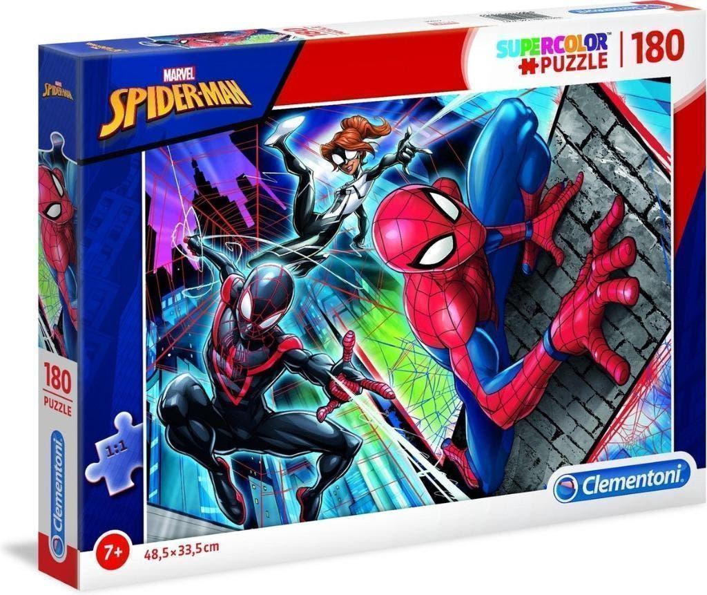 Spiderman Puzzel - 180 stukjes - Clementoni Legpuzzel, Kinderen en Baby's, Speelgoed | Kinderpuzzels, Nieuw, 6 jaar of ouder, Meer dan 50 stukjes