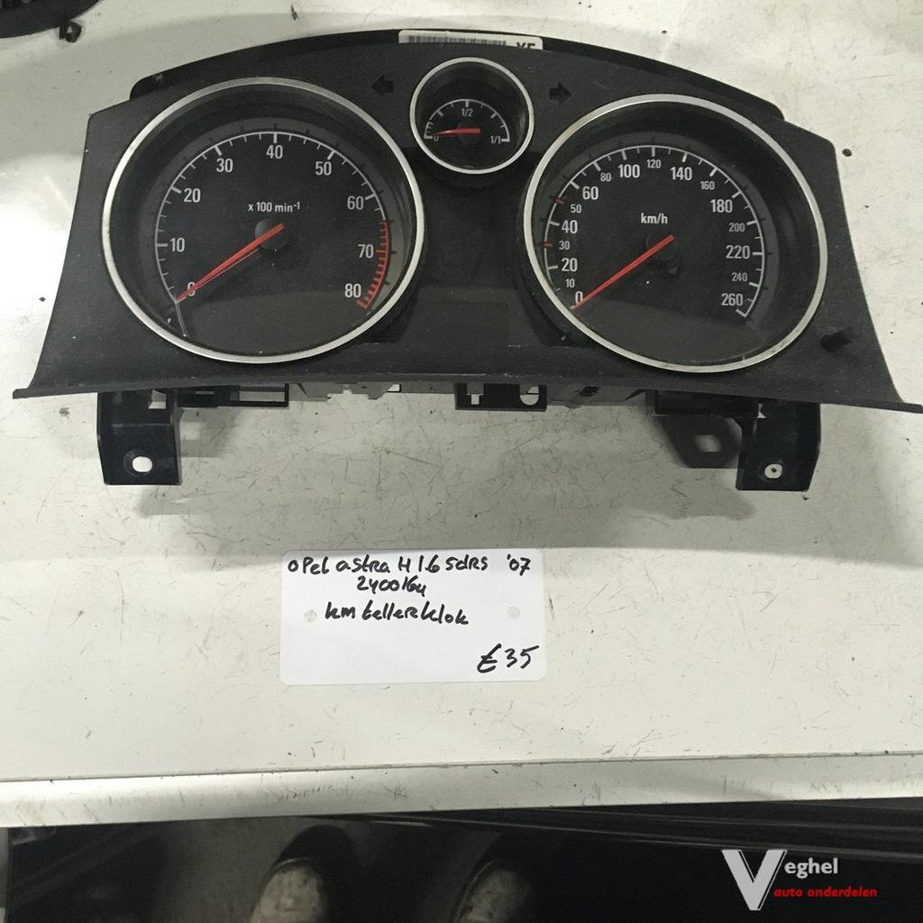 Opel Astra H 1.6 5drs 2007 Wagennr 240064   Km Tellerklok, Gebruikt, -, -, Ophalen of Verzenden