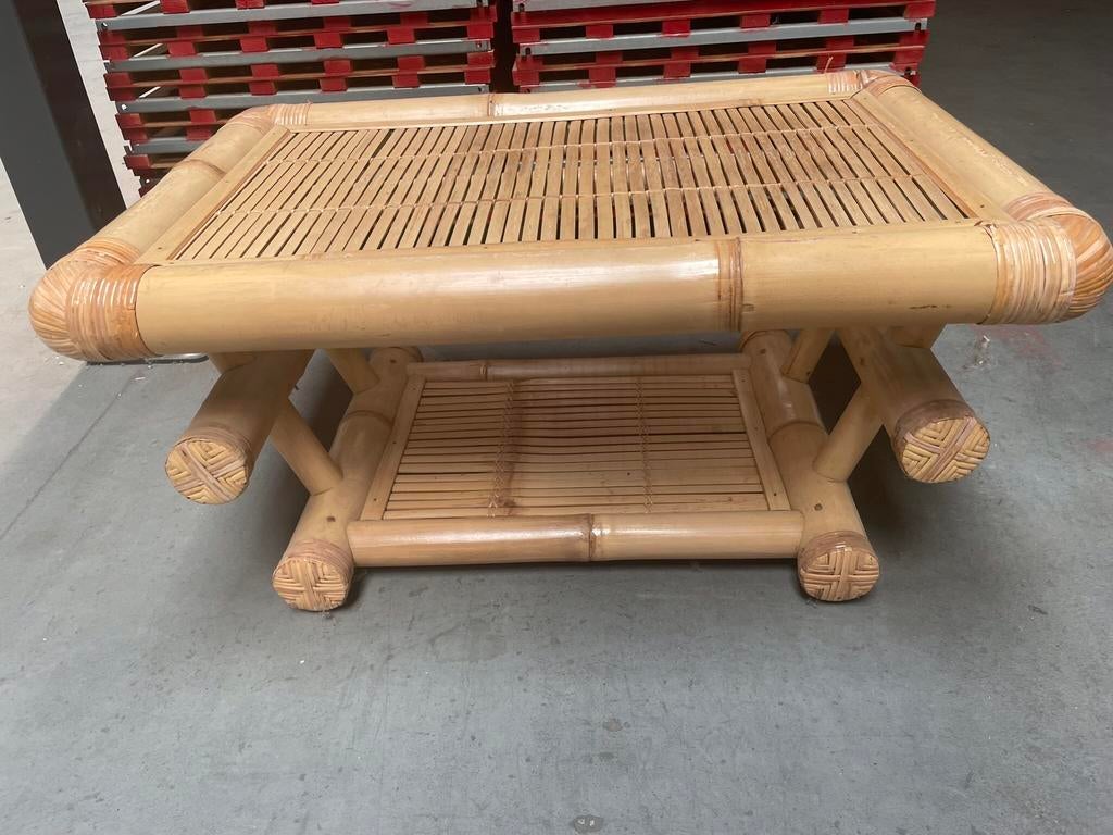 Tafel bamboe, Ophalen, Zo goed als nieuw