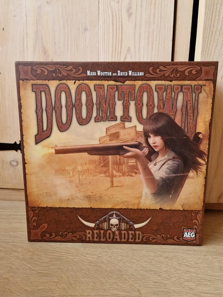 Doomtown Reloaded Kaartspel - Western Themed, Een of twee spelers, Ophalen of Verzenden, Zo goed als nieuw, AEG