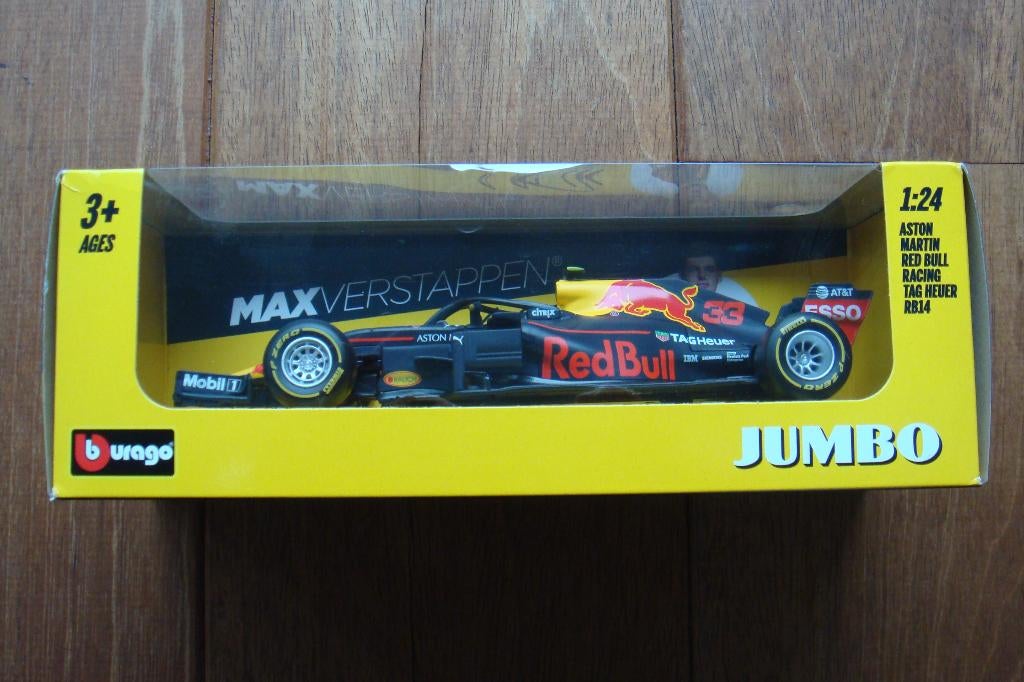 Bburago F1 auto 1:24 Max Verstappen 2018 NIEUW in doos€16,95, Hobby en Vrije tijd, Modelauto's | 1:24, Ophalen of Verzenden, Nieuw