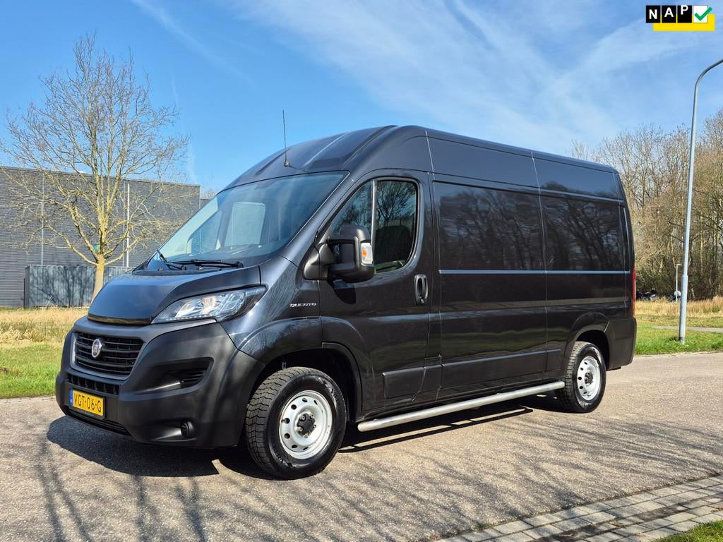 Fiat Ducato 30 2.3 MultiJet L2H2automaat,140 pk, Auto's, Gebruikt, Euro 6, 2500 kg, Zwart