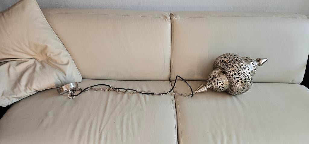 Turkse hanglamp - Compleet en in prima staat, Ophalen, Gebruikt, Oosters, Turks, Mozaïek, Metaal