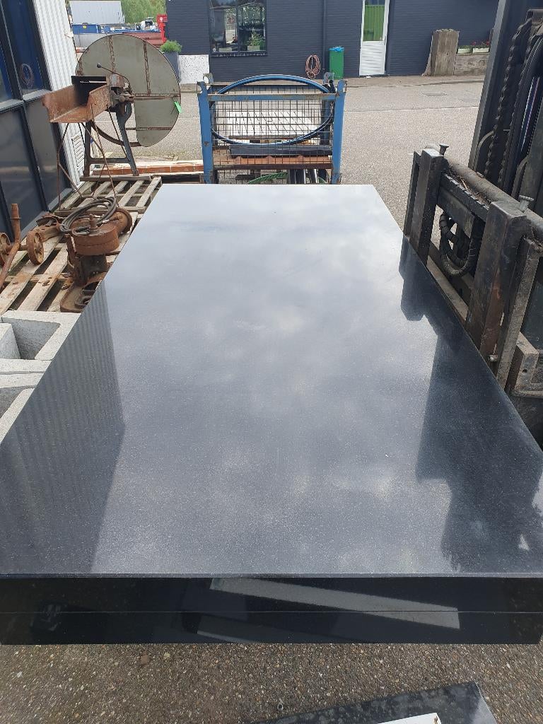 Stenen tafel composiet tuintafel ( 495 ), Ophalen, Gebruikt, Aluminium, Nb