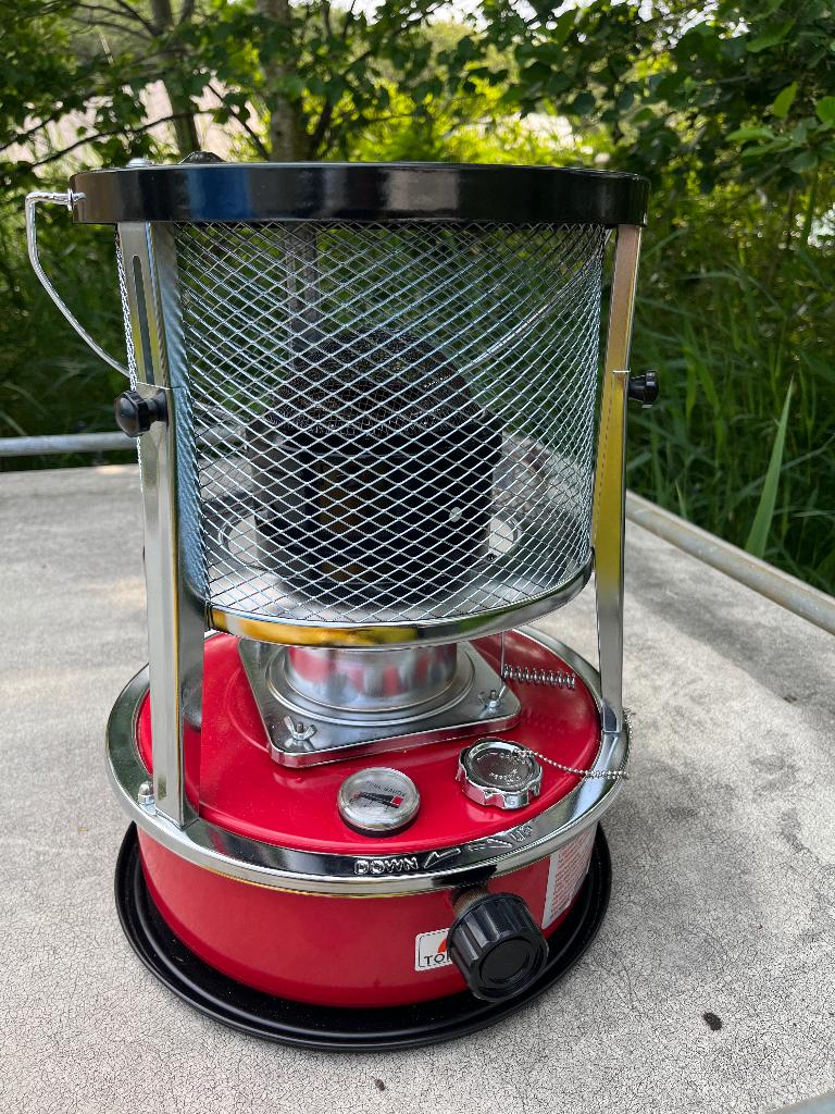 Petroleumkachel foetsie, Ophalen, Zo goed als nieuw