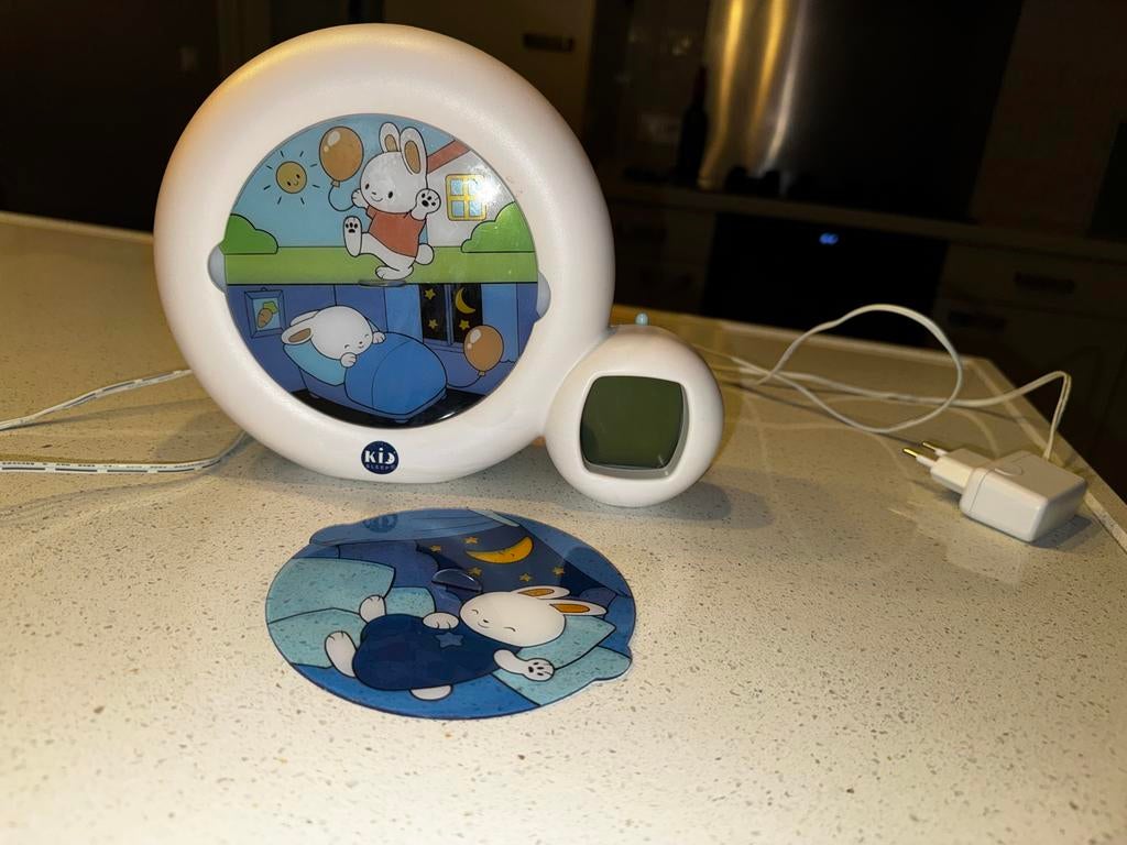 Kidsleep Moon - Nachtlampje/Slaaptrainer - Met muziek, Ophalen of Verzenden, Zo goed als nieuw