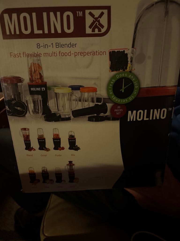 Molino 8-in-1 Blender - Snel en Flexibel, Ophalen of Verzenden, Zo goed als nieuw, Blender