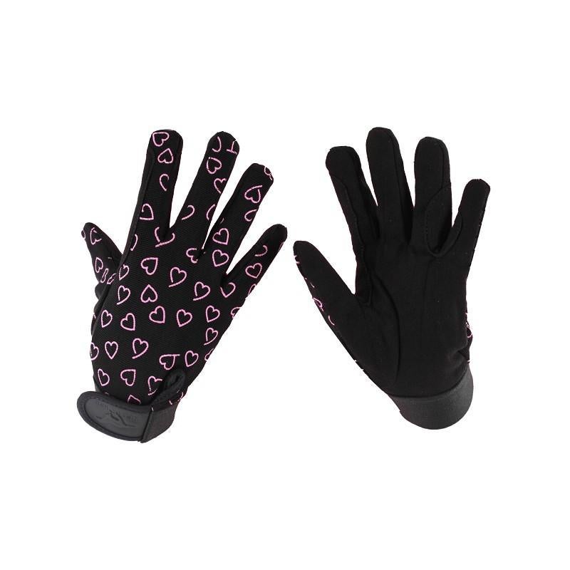 Ibiza roze hartjes Red Horse Print handschoenen maat XS S M, Overige typen, Nieuw, Ophalen of Verzenden, Info@horka.com