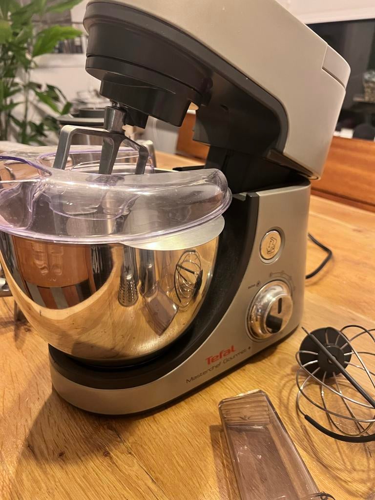 Tefal keukenmachine Masterchef Gourmet compleet+ accessoires, Witgoed en Apparatuur, Keukenmixers, Ophalen of Verzenden, Zo goed als nieuw