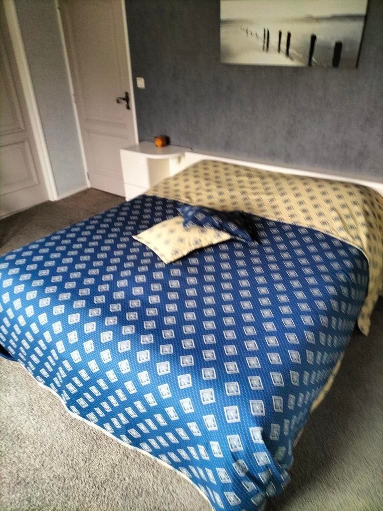Te koop; bed sprei ( 2 kanten te gebruiken), Ophalen of Verzenden, Tweepersoons, Stof