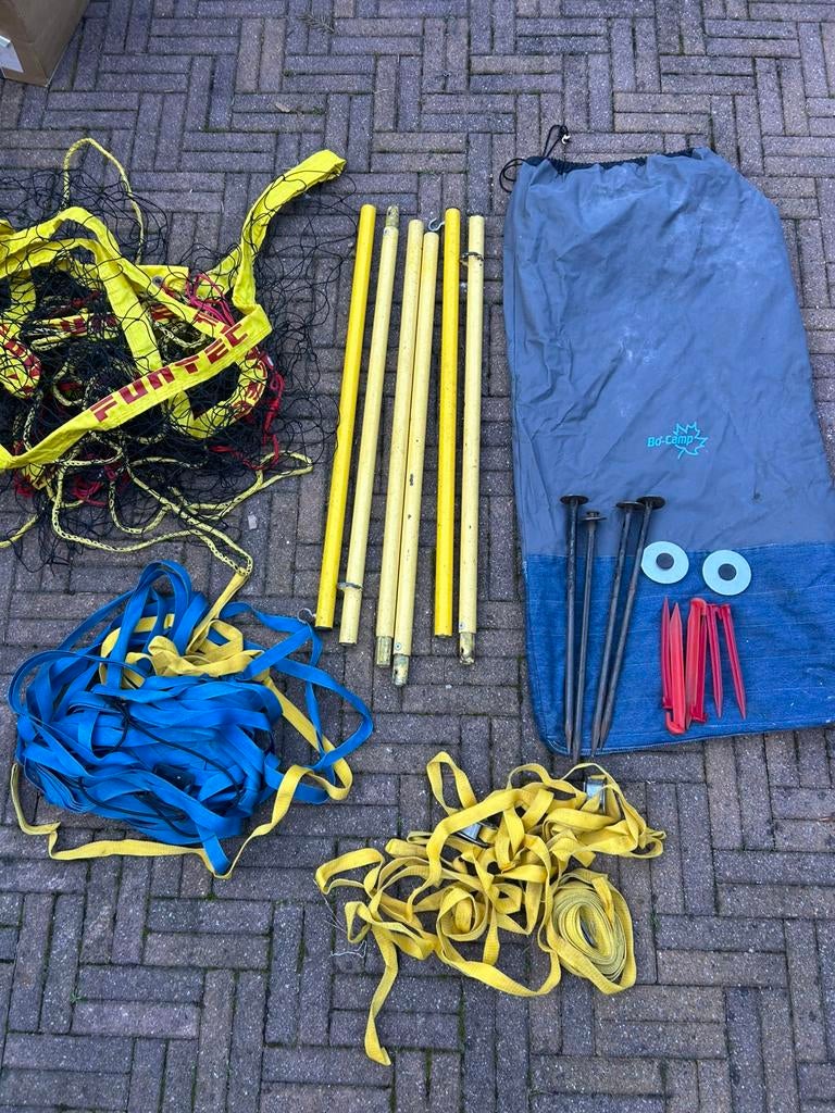 Funtec volleybalnet, Ophalen, Gebruikt, Overige typen