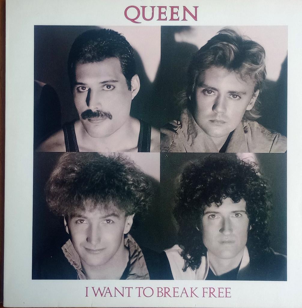 Queen - I want to break free 12inch, Gebruikt, Maxi-single, Ophalen of Verzenden, Pop