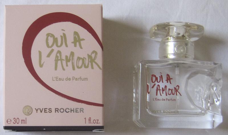 Oui à l'amour l'eau de parfum leeg 30 ml Yves Rocher, Ophalen, Gebruikt, Parfumfles