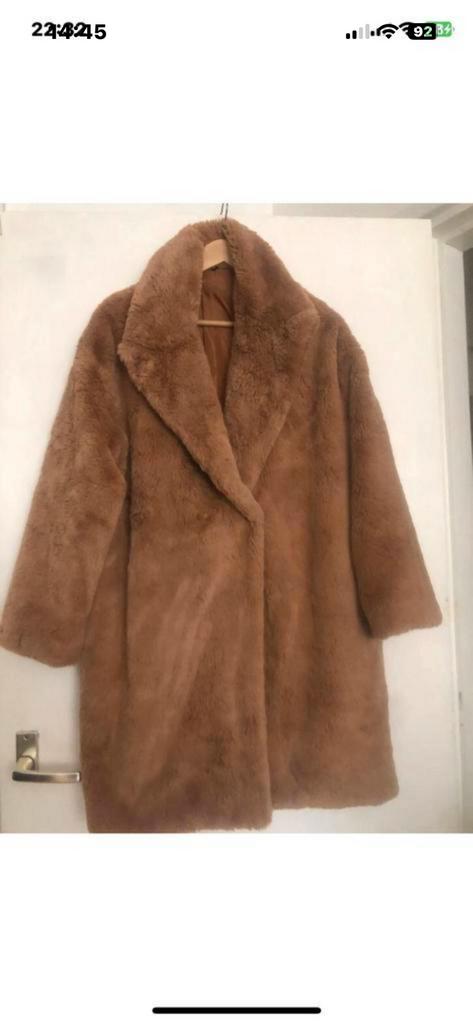 Shein nepbont jas dames, Ophalen of Verzenden, Zo goed als nieuw, Blauw