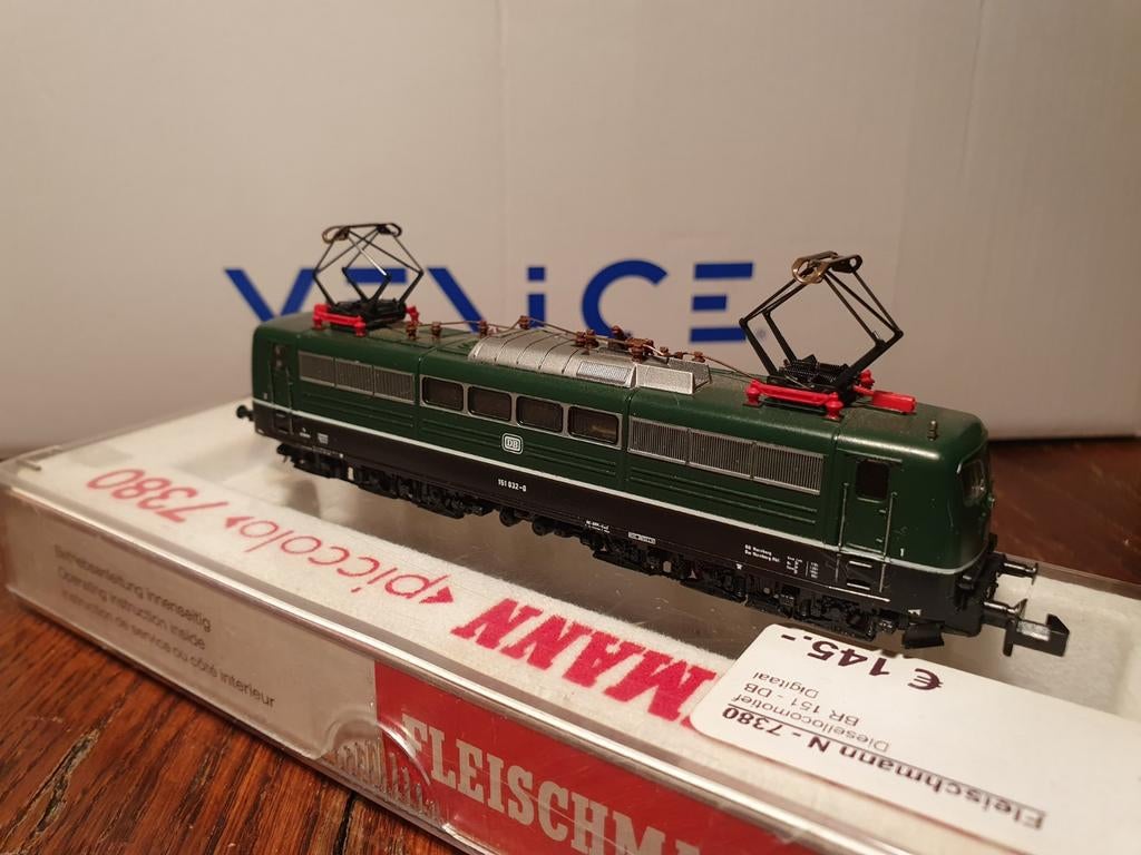 N-Spoor Digitaal Fleischmann Piccolo 7380 Eloc BR 151 in OVP, Hobby en Vrije tijd, Modeltreinen | N-Spoor, Fleischmann, Ophalen of Verzenden