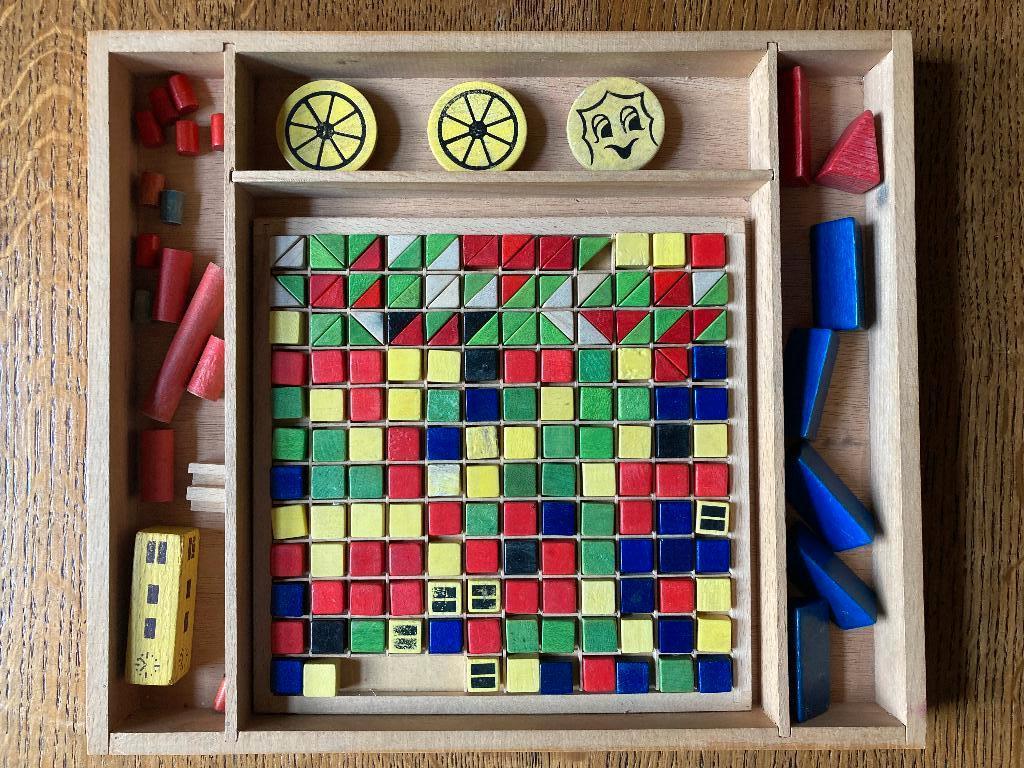 Houten speelgoed schoolmateriaal, Ophalen of Verzenden, Gebruikt, Overige typen