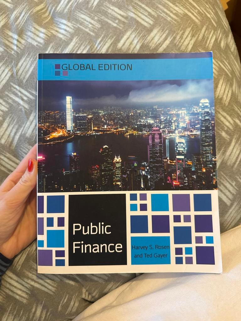 Public Finance - Rosen & Gayer (Global Edition), Ophalen of Verzenden, Zo goed als nieuw, Economie en Marketing