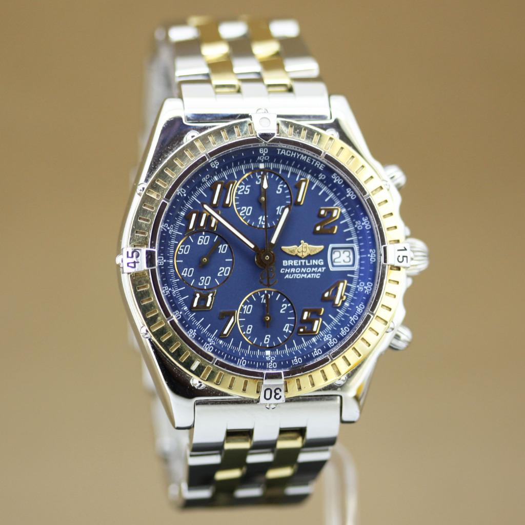 Breitling Chronomat Staal-Goud D13350, Staal, Gebruikt, Breitling, Polshorloge