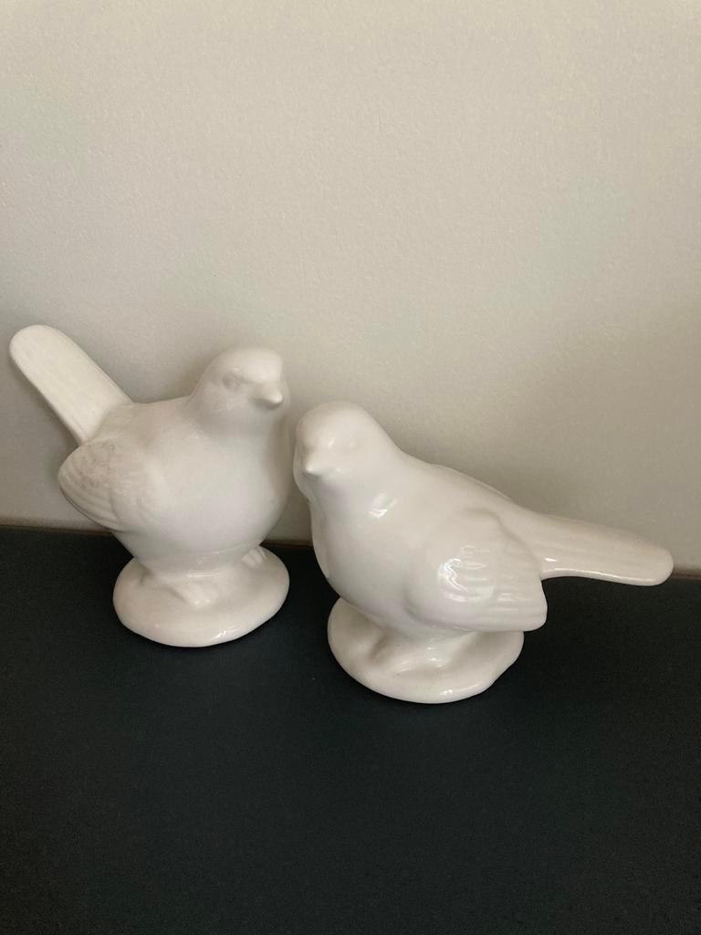 TWEE VOGEL BEELDJES Pasen/ voorjaar, Ophalen, Zo goed als nieuw, Dier