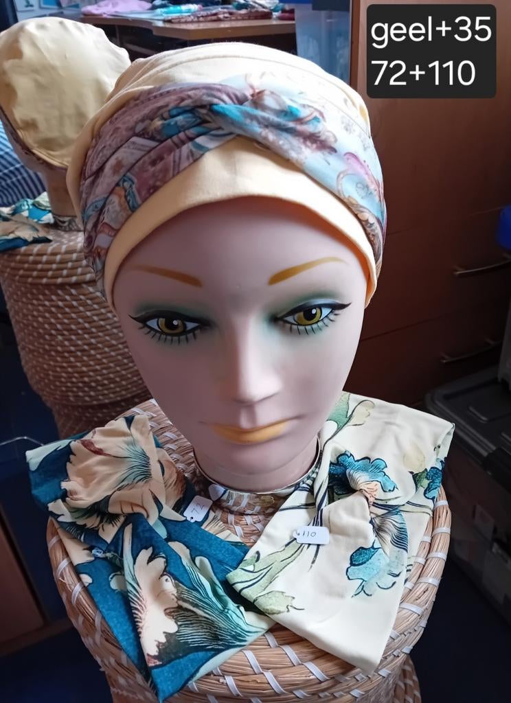 Tricot chemo/ haarverlies mutsjes, Ophalen of Verzenden, Nieuw, Muts