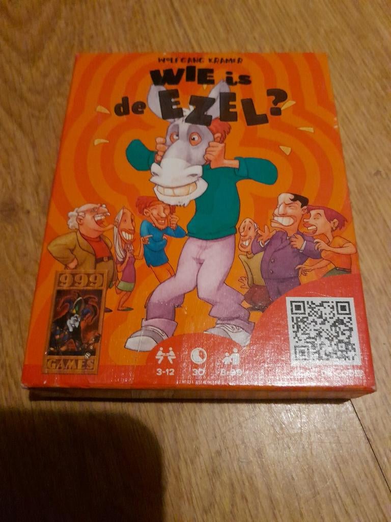 Wie is de ezel, Hobby en Vrije tijd, Gezelschapsspellen | Kaartspellen, Vijf spelers of meer, Ophalen of Verzenden, Zo goed als nieuw