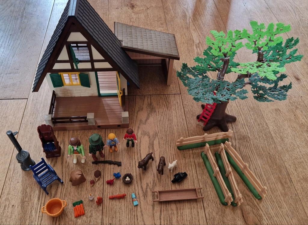 Playmobil 4207 - boswachtershuis, Ophalen of Verzenden, Gebruikt, Complete set