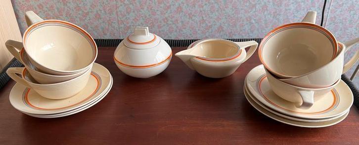 Bellefroid Petrus Regout Art deco Copo servies, Antiek en Kunst, Ophalen of Verzenden