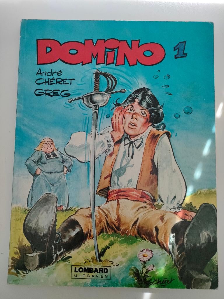 DOMINO door Chéret en Greg € 1,00, Boeken, Stripboeken, Meerdere stripboeken, Ophalen of Verzenden, Gelezen