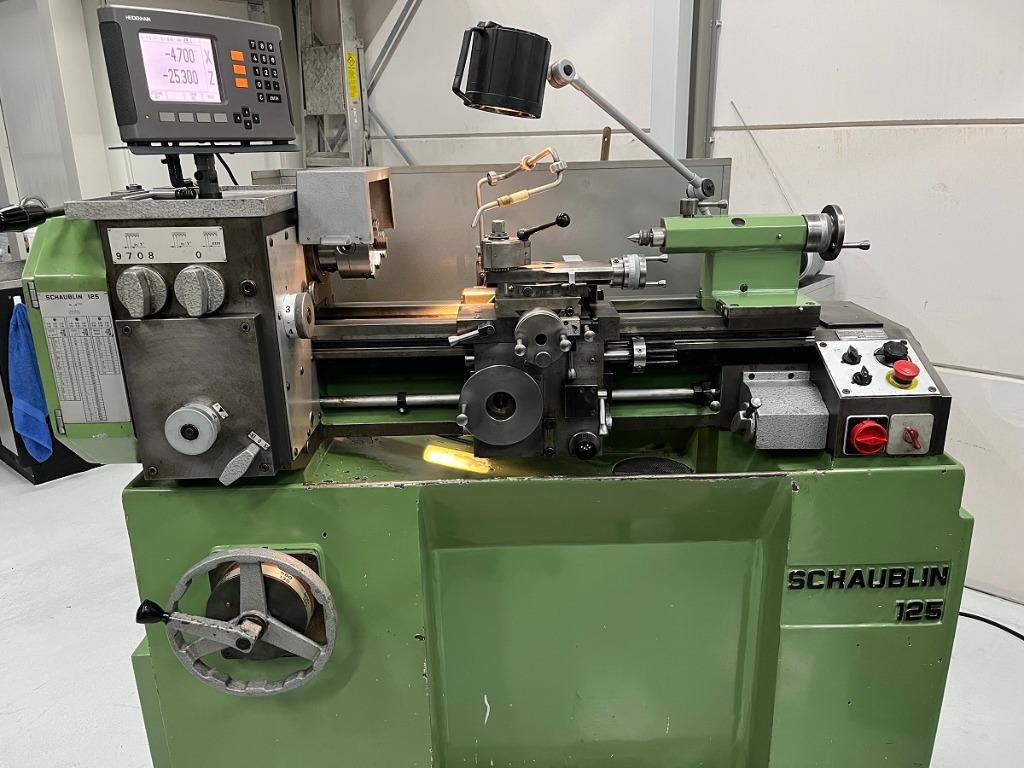 Schaublin 125C, Doe-het-zelf en Verbouw, Ophalen, Gebruikt, Metaaldraaibank, Minder dan 500 mm