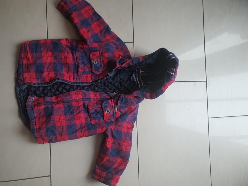 Timberland overhemdjasje met voering en capuchon, Kinderen en Baby's, Ophalen of Verzenden