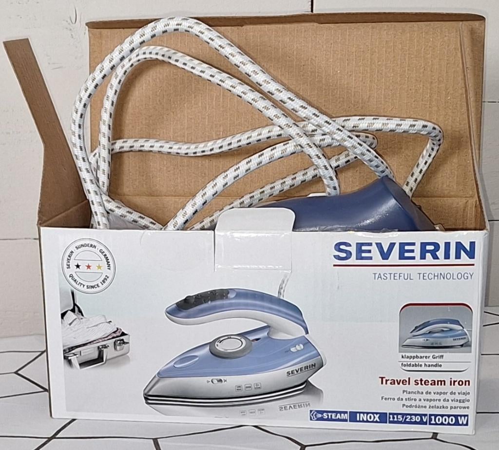 Reisstrijkijzer, Witgoed en Apparatuur, Strijkijzers en Strijkplanken, Ophalen of Verzenden, Nieuw, Strijkijzer met snoer