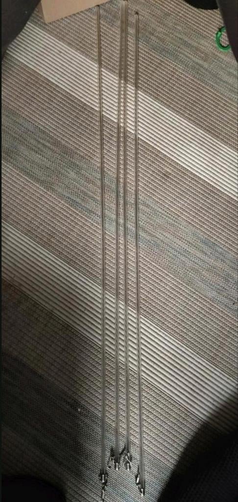 4 Transparante gordijn trekstangen., Huis en Inrichting, Ophalen, 100 tot 150 cm, 200 cm of meer