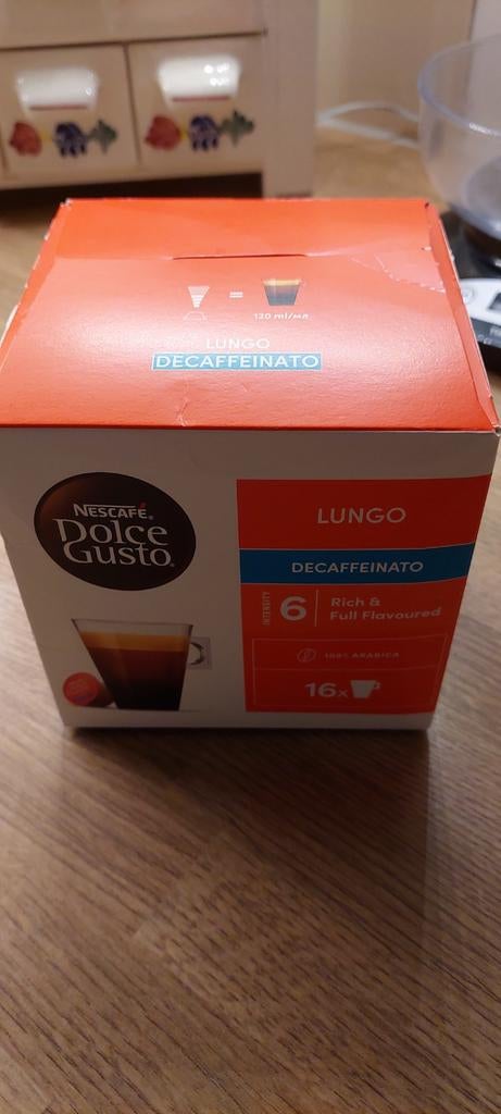 Dolce gusto lungo, Witgoed en Apparatuur, Koffiezetapparaten, Ophalen of Verzenden, Nieuw, Koffiemachine