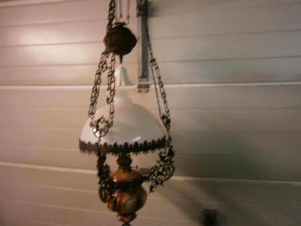 Petroleumlamp, Antiek en Kunst, Antiek | Lampen, Ophalen