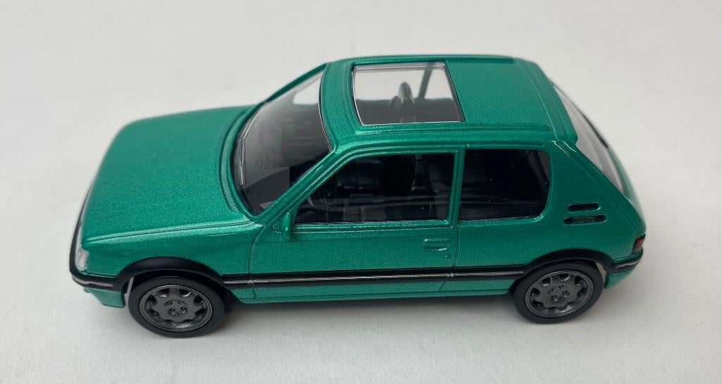 JSN Norev 1:43 Peugeot 205 GTi 1992 Green metallic  Jet-car, -, Norev, Ophalen of Verzenden, -