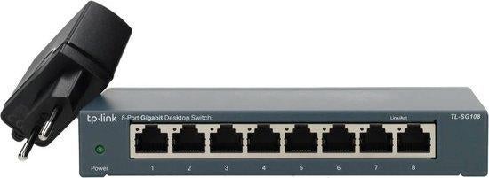 TP-Link 8 port Gigabit Desktop Switch, Ophalen of Verzenden, Zo goed als nieuw