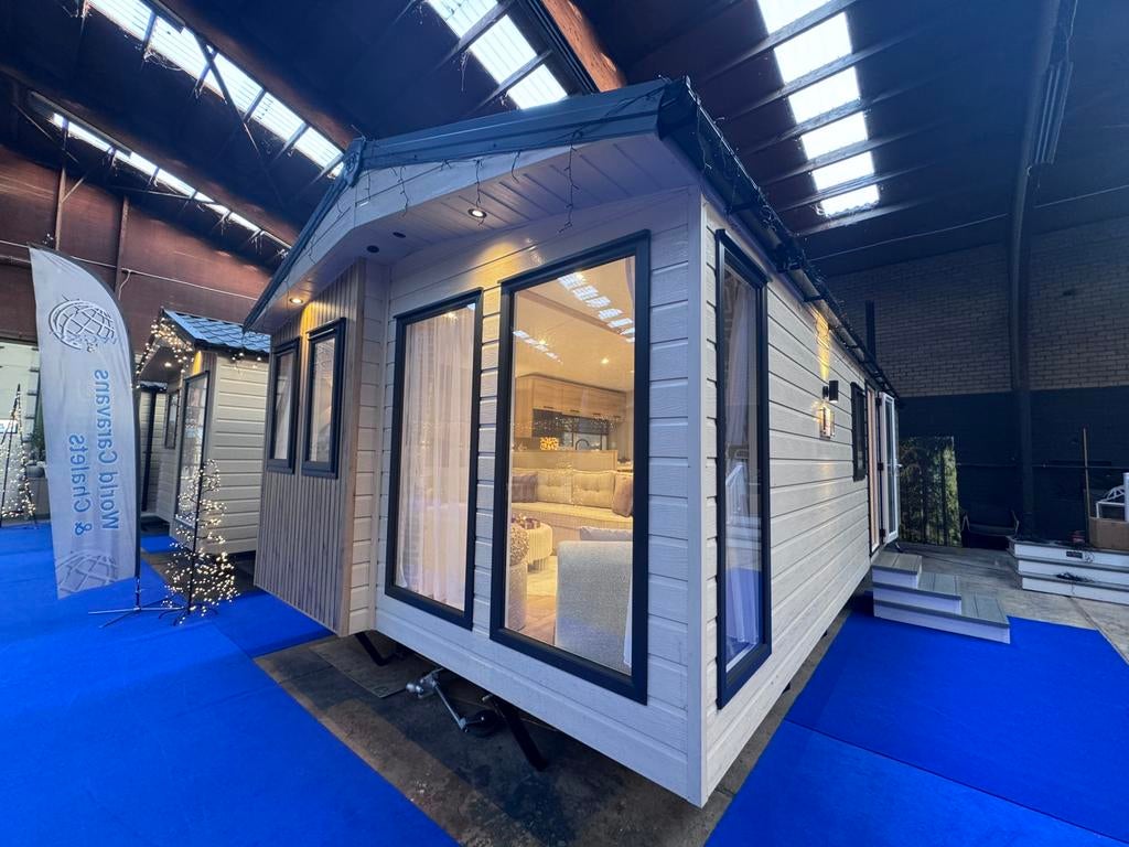 Nieuw Chalet Boston 9.80m-4m 2 slpk met Cv! nu bij WC&C!, Tot en met 4