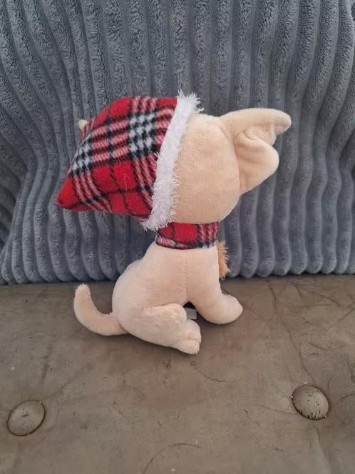 Hond knuffel met sjaal en muts hh, Lucky toys, Onbekend, Zo goed als nieuw, Onbekend