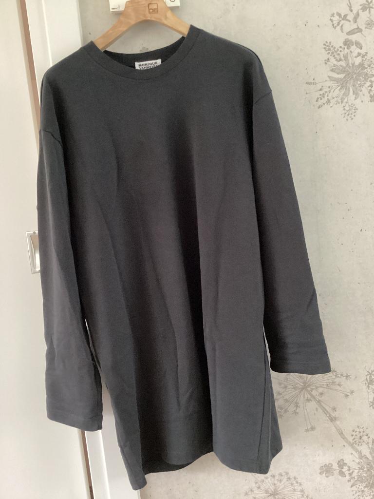 Donker grijze sweatjurk van Monique van Heist, maat S, Kleding | Dames, Jurken, Maat 38/40 (M), Ophalen of Verzenden, Zo goed als nieuw