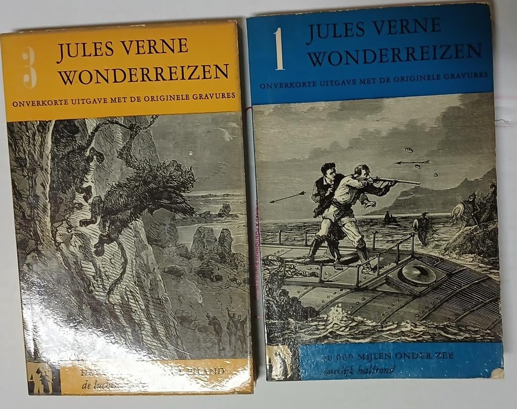 2 Jules Verne Wonderreizen Boeken, Boeken, Ophalen of Verzenden, Gelezen, Jules Verne