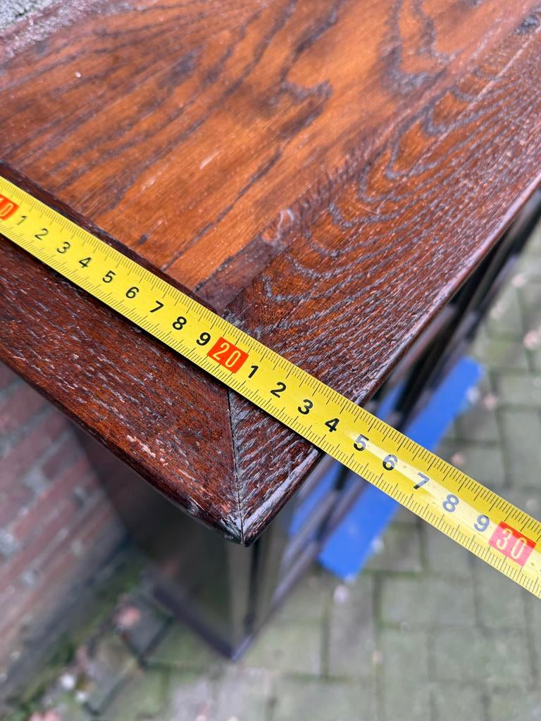 Vintage Opzetkastje met Glazen Deuren, Huis en Inrichting, Kasten | Wandmeubels, Ophalen