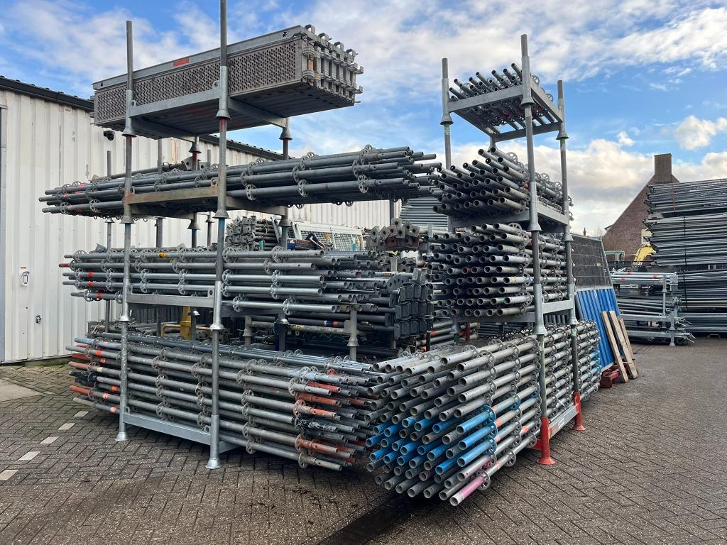 Layher Allround steigermateriaal gebruikt, Ophalen, Gebruikt, Gevelsteiger, 5 meter of hoger