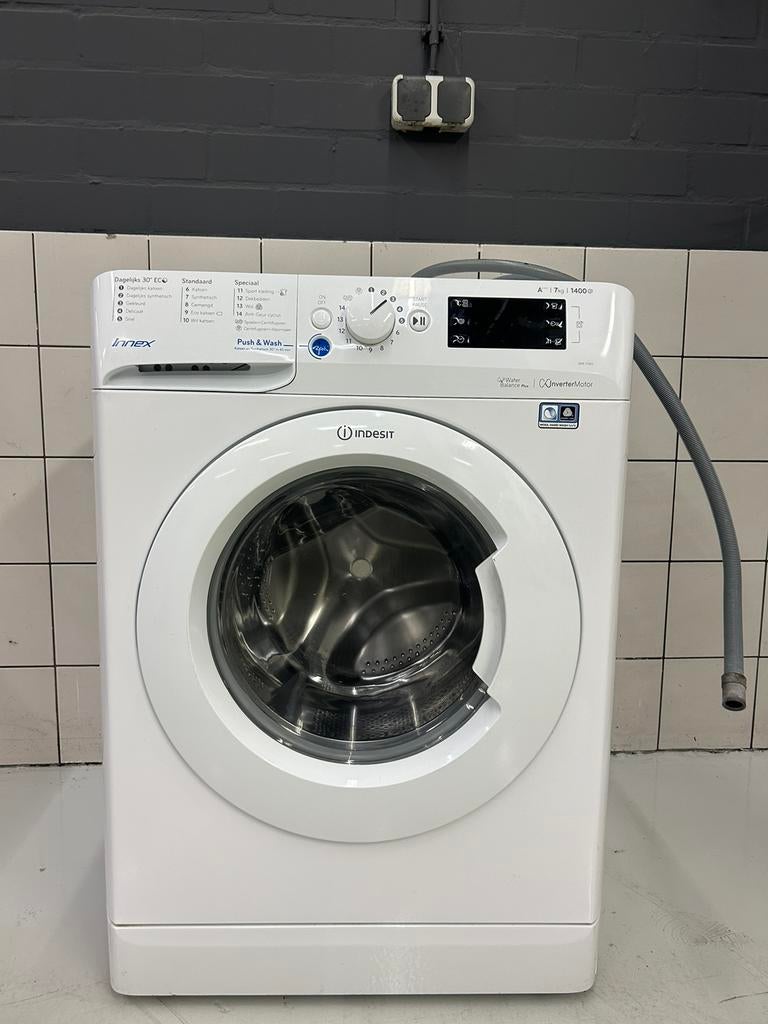 Indesit innex Energieklasse A+++ 1400 toeren, Ophalen, Zo goed als nieuw, 85 tot 90 cm, 1200 tot 1600 toeren