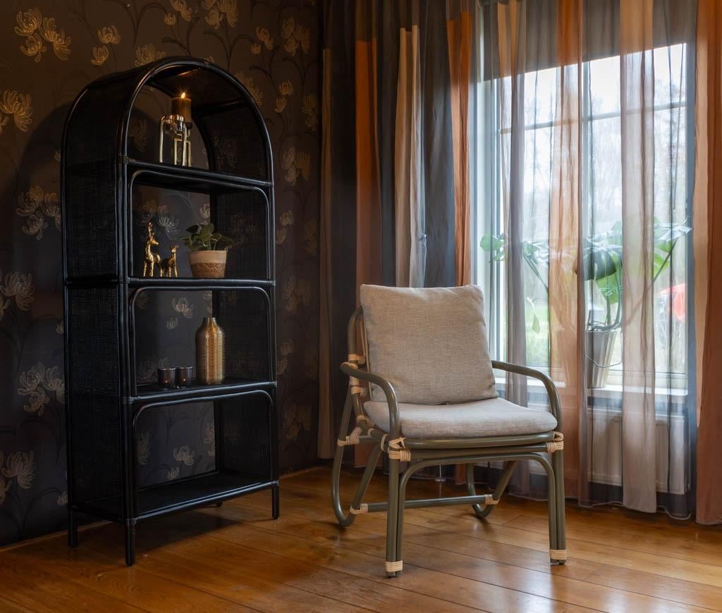 fauteuil Manou Markus Olijf, Minder dan 75 cm, Nieuw, Ophalen of Verzenden, Sfeervol wonen