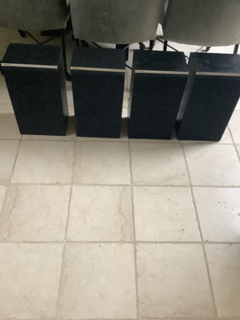 Speakers Technics 4 x, Zo goed als nieuw, Minder dan 60 watt, Front, Rear of Stereo speakers, Ophalen